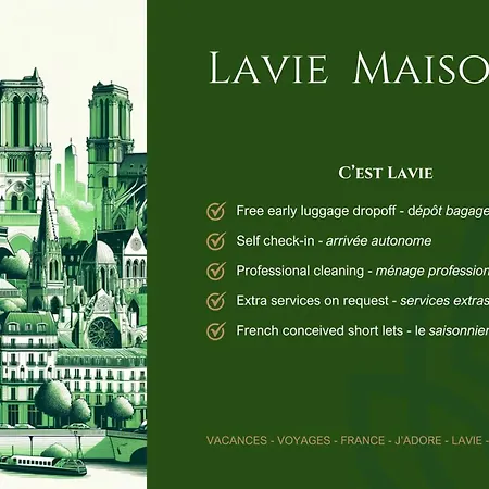 アパート Lavie Maison Ac And Terrace